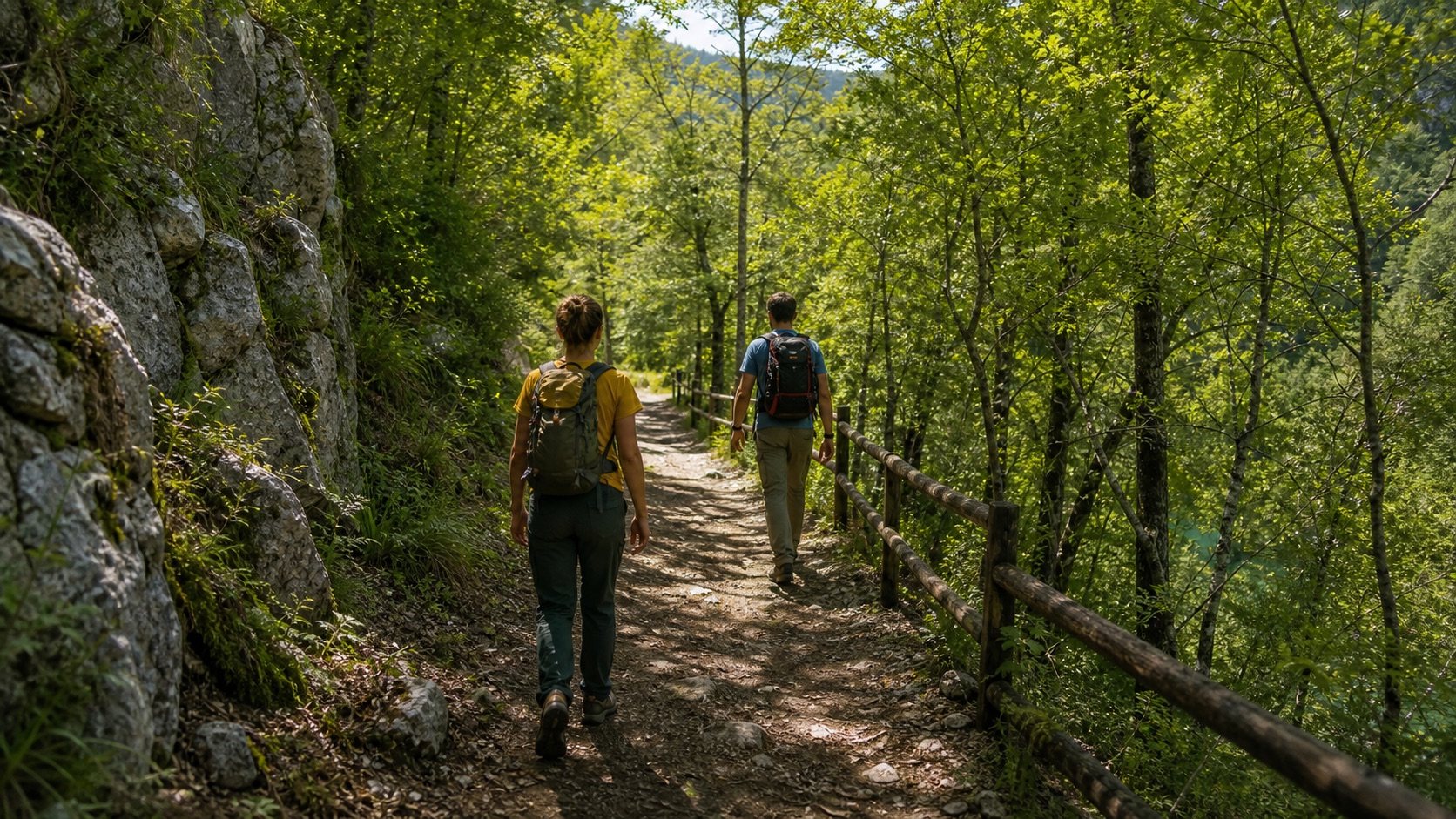 Passeggiata nel verde nel Cilento interno